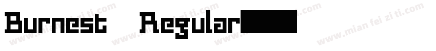 Burnest Regular字体转换